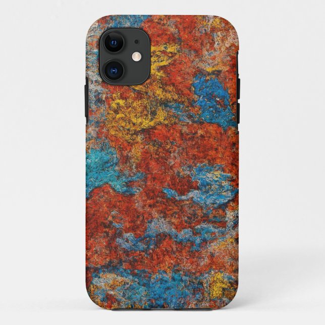 Abstract Elemental Art Mobile Case (Back)