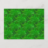 Abstract Emerald Green Rose Wallpaper Pattern