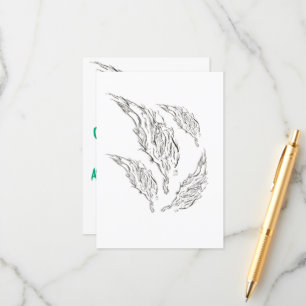 abstract enclosure card
