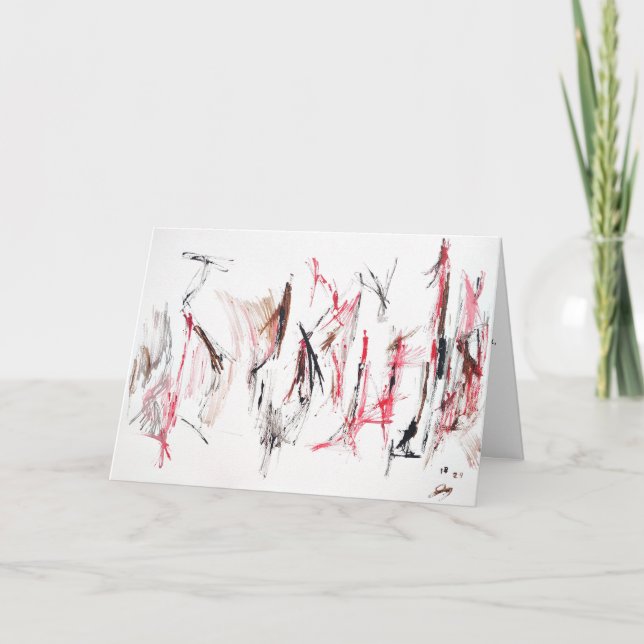 Abstract Encouragement "Everyday Love" card (Front)