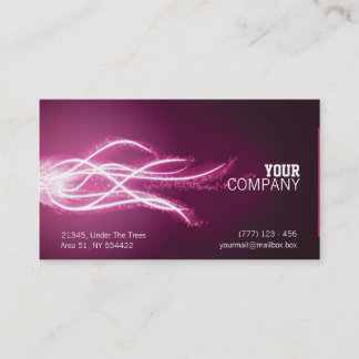 Abstract energy burst business card
