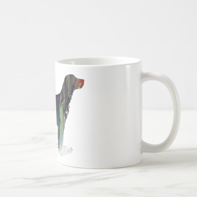 Abstract English setter silhouette Coffee Mug (Right)