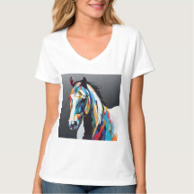 Abstract Equestrian Horse Mustang Pony Bronco Colt