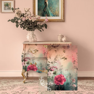 Abstract Ethereal Floral Tissue Paper