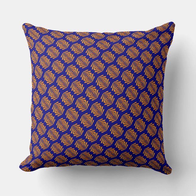 Abstract Ethnic African Pattern Cushion (Front)