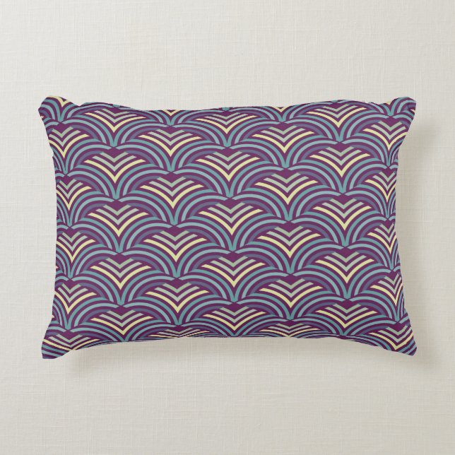 Abstract ethnic background 2 decorative cushion (Front)