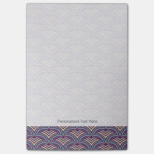 Abstract ethnic background 2 post-it notes