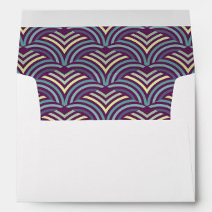 Abstract ethnic background envelopes
