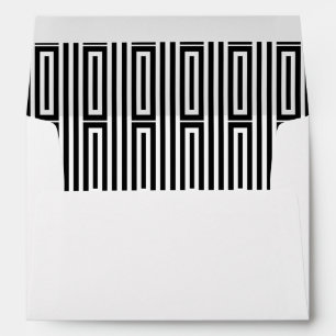 Abstract ethnic background envelopes