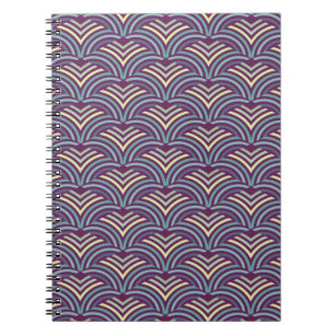 Abstract ethnic background spiral notebook