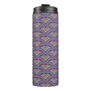 Abstract ethnic background thermal tumbler