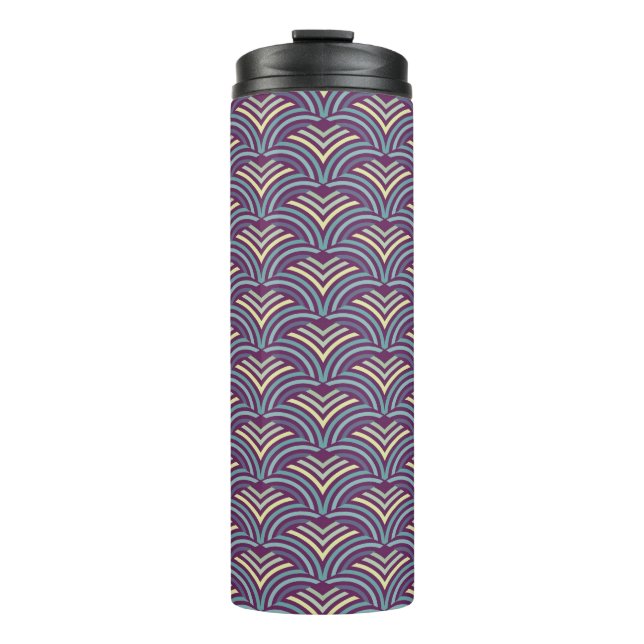 Abstract ethnic background thermal tumbler (Front)