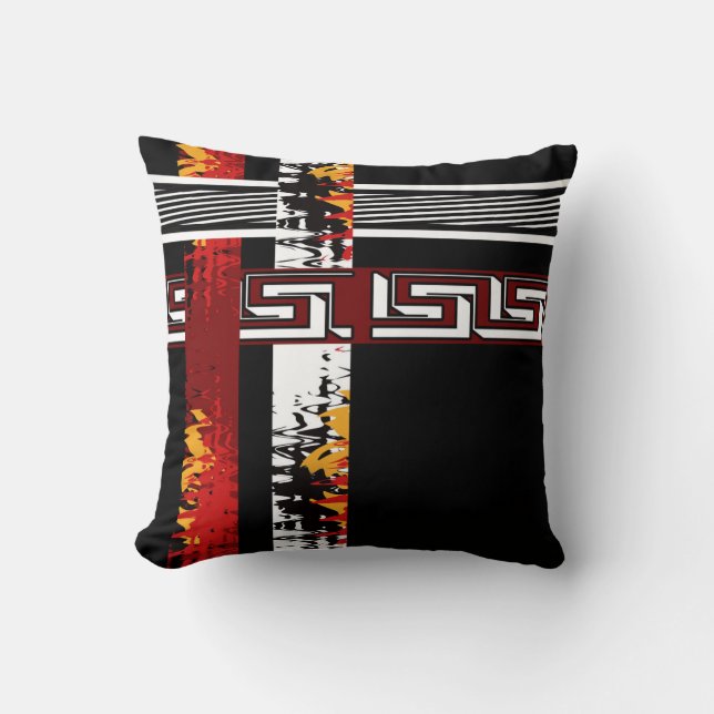 Abstract , ethnic cushion (Front)
