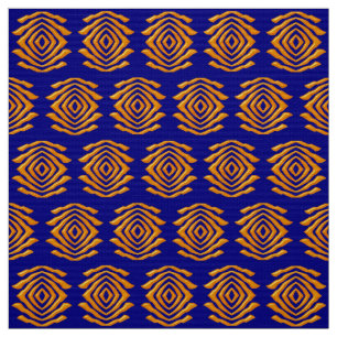 Abstract Ethnic Geometric African Pattern Fabric