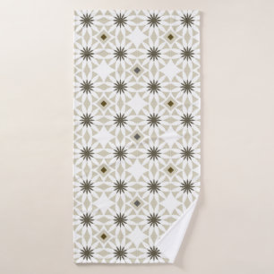 Abstract ethnic geometric patterns design backgrou bath towel