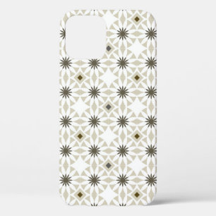 Abstract ethnic geometric patterns design backgrou iPhone 12 case