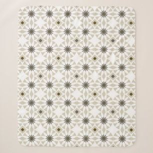 Abstract ethnic geometric patterns design backgrou sherpa blanket