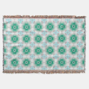 abstract ethnic pattern throw blanket