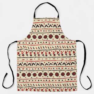 Abstract ethnic seamless pattern apron
