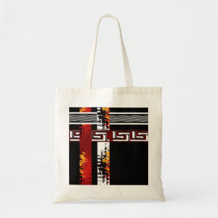 Abstract , ethnic tote bag
