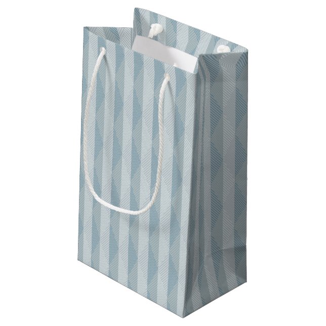 Abstract ethnic vector background small gift bag (Back Angled)