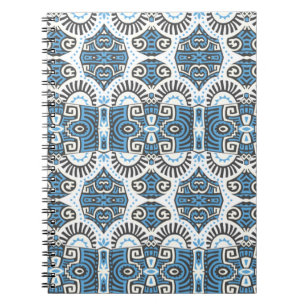 Abstract Ethnic vintage Seamless Pattern. Trendy b Notebook