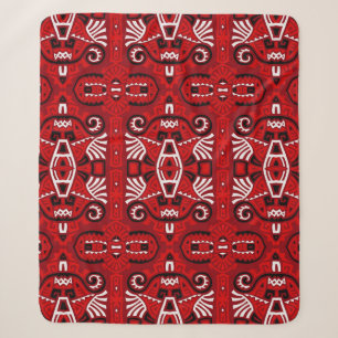 Abstract Ethnic vintage Seamless Pattern. Trendy b Sherpa Blanket