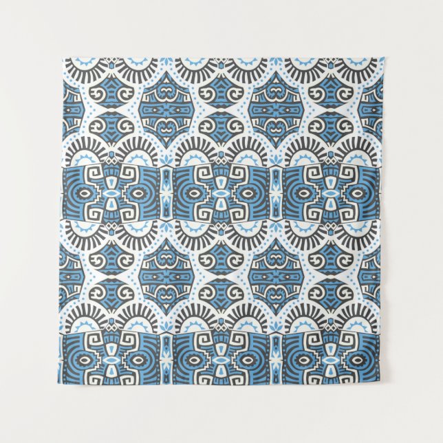Abstract Ethnic vintage Seamless Pattern. Trendy b Tapestry (Front)