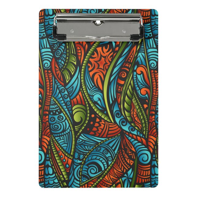 Abstract ethnic wallpaper mini clipboard (Front)