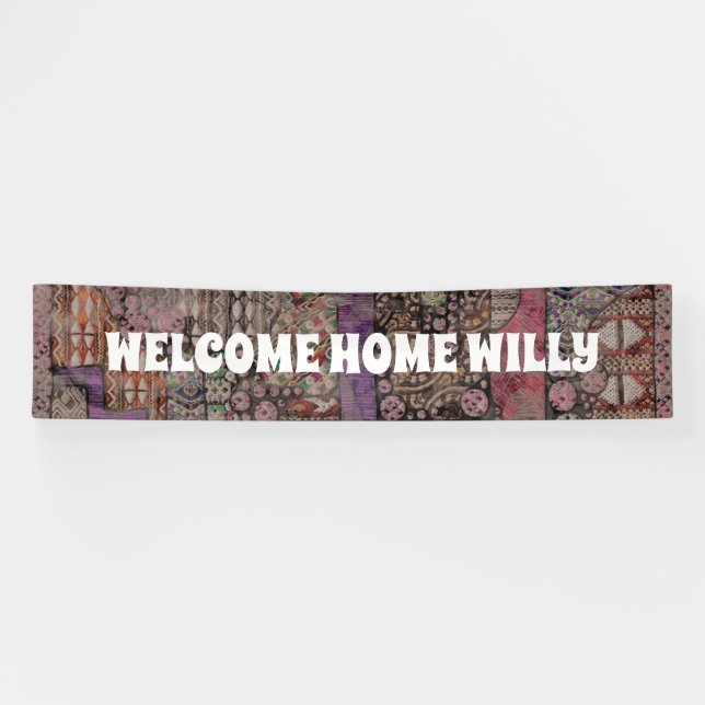 Abstract Ethno Pattern - Folklore Art 1 Banner (Horizontal)