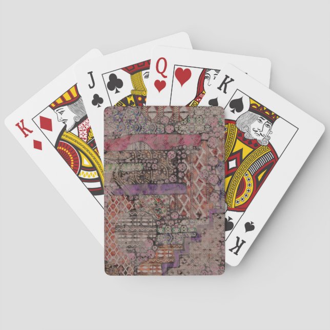 Abstract Ethno Pattern - Folklore Art 1 Playing Cards (Back)