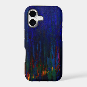 "Abstract Evergreens" Blue iPhone5 Case