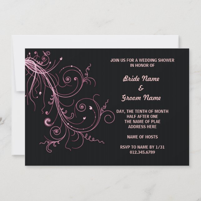 Abstract Explosion Invitation (Front)