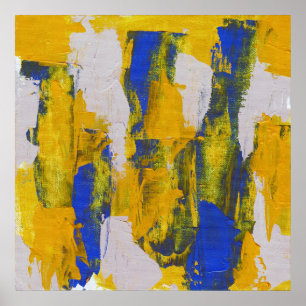 Abstract Expression #10 by Michael Moffa Poster