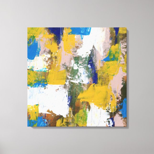 Abstract Expression #11 by Michael Moffa Canvas Print (Front)