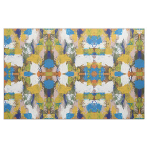 Abstract Expression #11(Large) by Michael Moffa Fabric