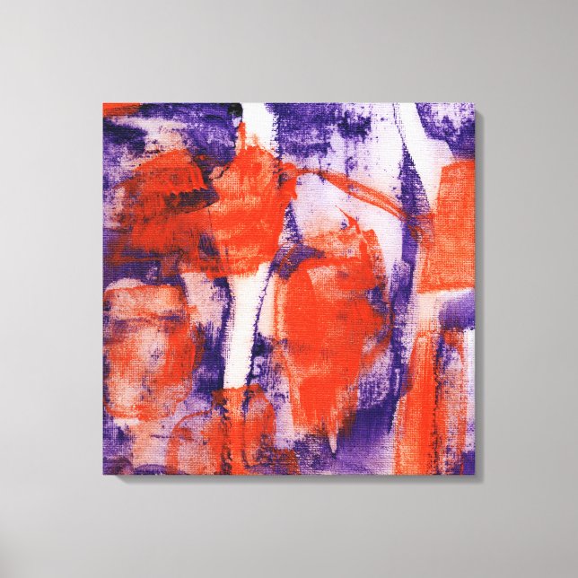 Abstract Expression #12 by Michael Moffa Canvas Print (Front)