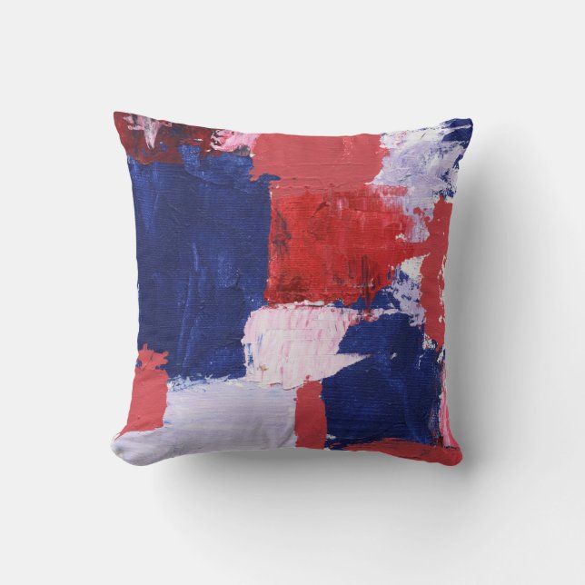 Abstract Expression #1 by Michael Moffa Cushion (Front)