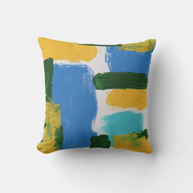 Abstract Expression #3 by Michael Moffa Cushion (Front)