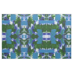 Abstract Expression #4(Large) by Michael Moffa Fabric