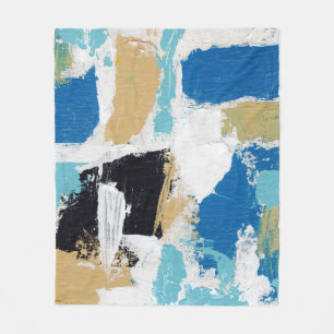 Abstract Expression #6 by Michael Moffa Fleece Blanket