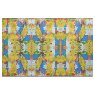 Abstract Expression #8(Large) by Michael Moffa Fabric