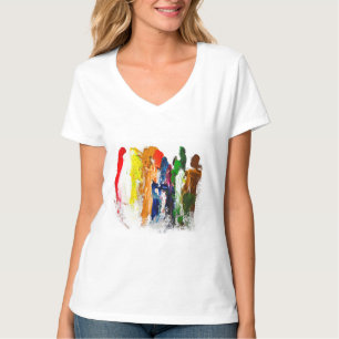 Abstract Expression of Human Figures in Motion T-Shirt