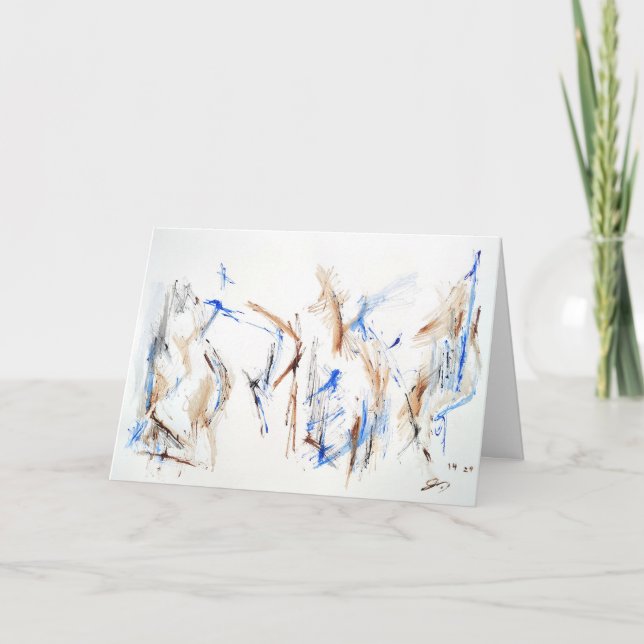 Abstract Expression "Simple Support" card (Front)