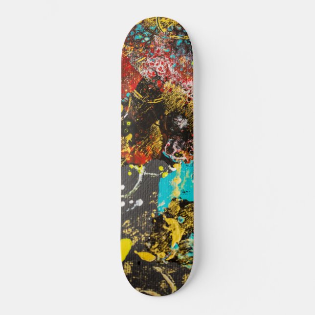 Abstract Expressionism #1 Skateboard (Front)