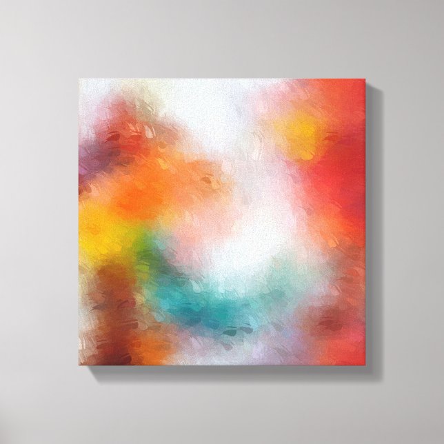 Abstract Expressionism Canvas Print (Front)