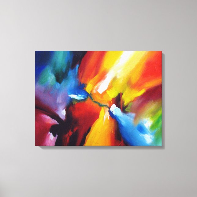Abstract Expressionism Canvas Print (Front)