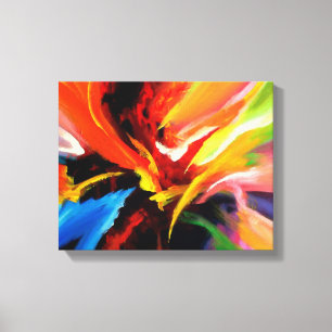 Abstract Expressionism Canvas Print