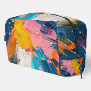 Abstract Expressionism Paint Pattern Dopp Kit