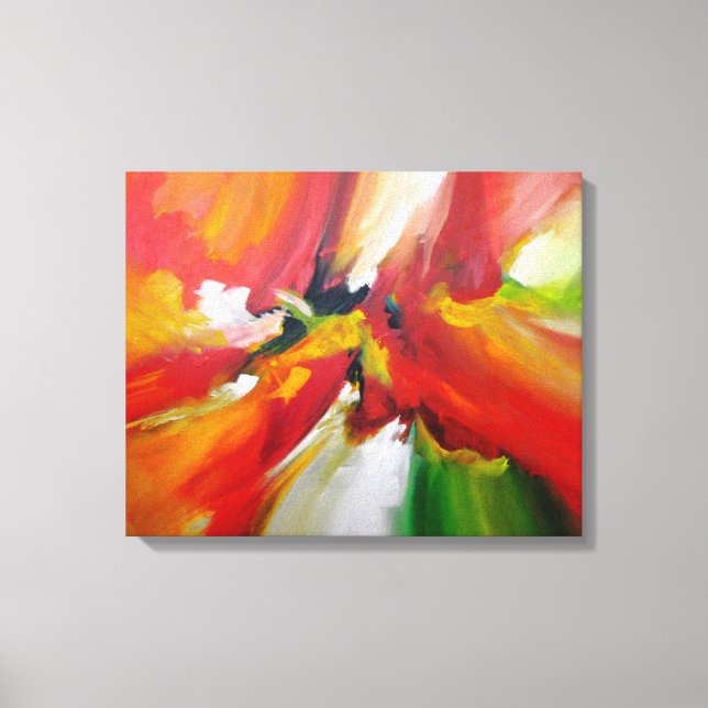 Abstract Expressionism Painting Canvas Print (Front)